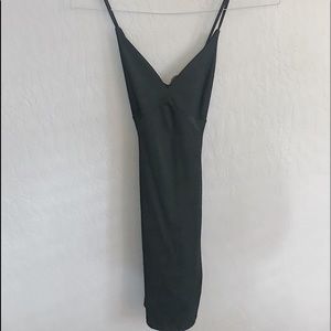 black with light sparkles bodycon dress